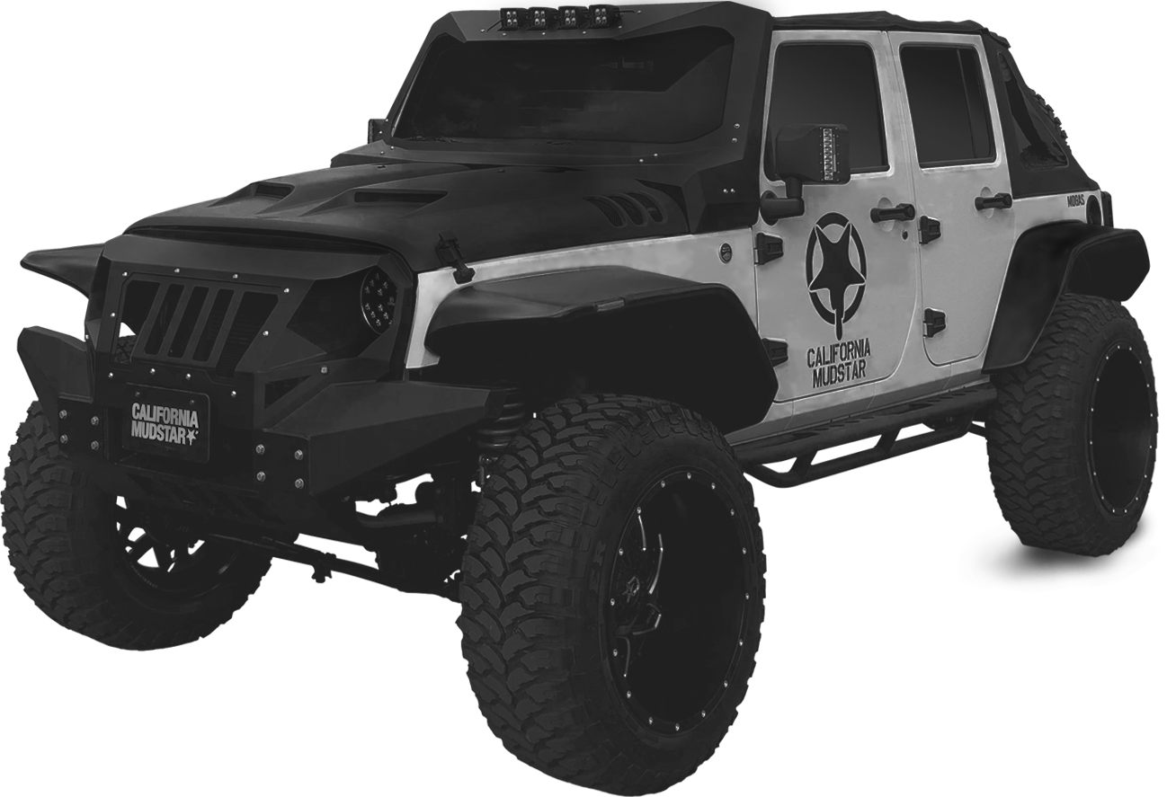 07-18y ジープ jeep ラングラー JK アングリースタイル ヘッドライトカバー トリム セット ブラックパウダーコート 外装 カスタム  パーツ ランキングや新製品 - パーツ